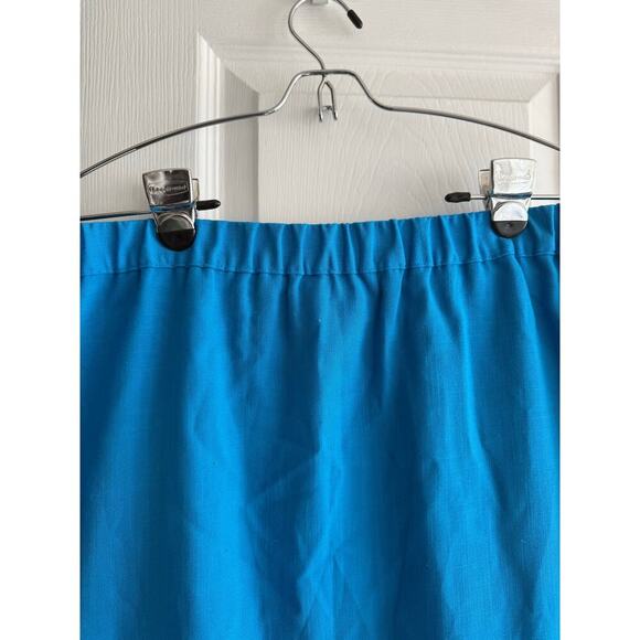 Lucia Women’s Vintage Teal A Line Midi Skirt with Pockets size 12 - Picture 7 of 10